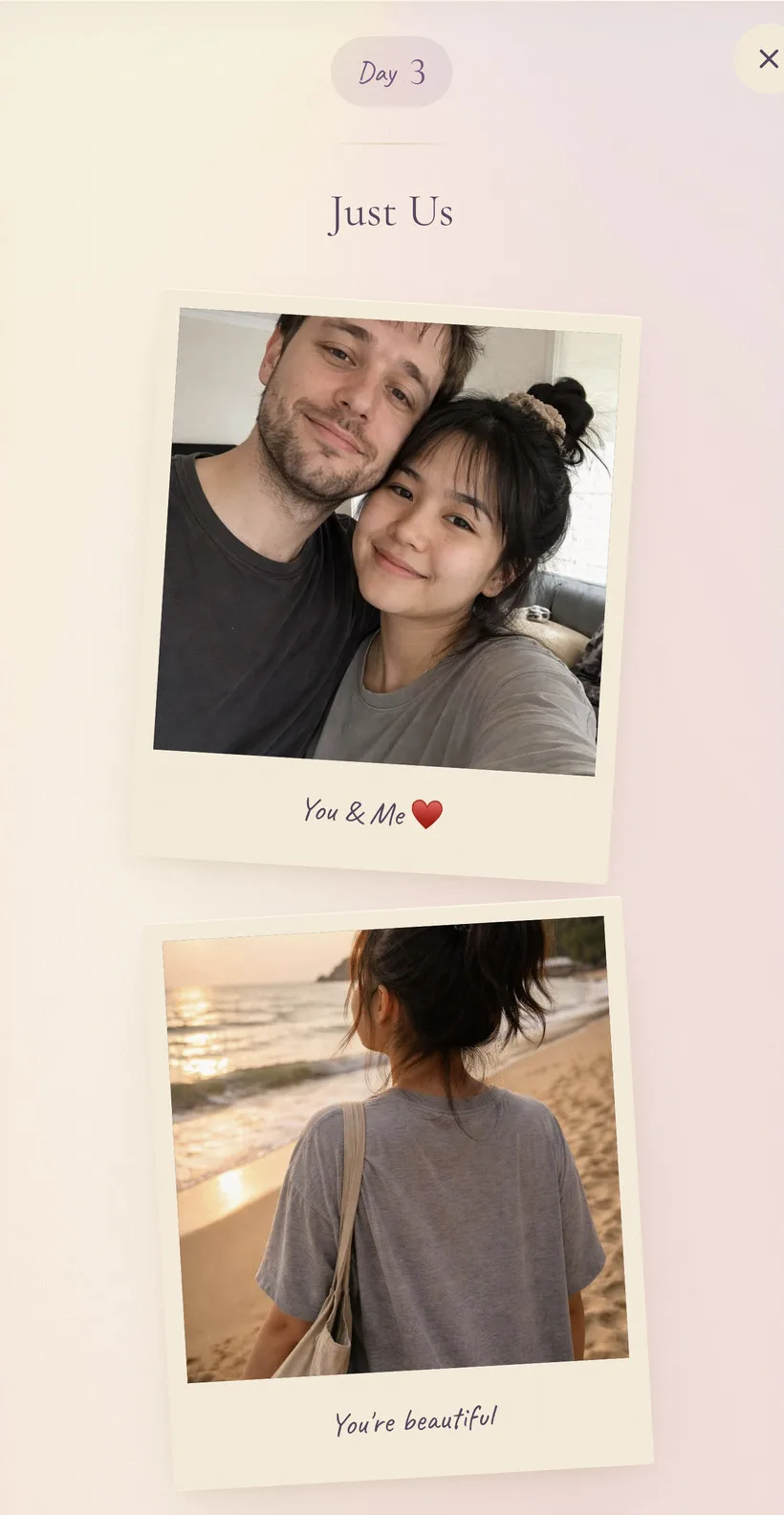 The same day 3, unveiled on their phone